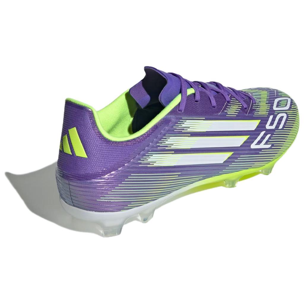 adidas Adizero F50 League FG MG 'Radiant Blaze Pack' (Unisex) Purple Rush / Cloud White / Lucid Lemon Soccer Shoes JI0003
