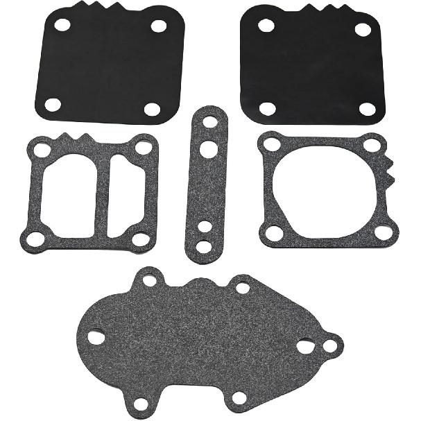 857005A1 Fuel Pump Diaphragm Kit for Mercury Mariner and for Force 30-275 HP Outboard Engines Check Valve 21-43990A10 18-7817