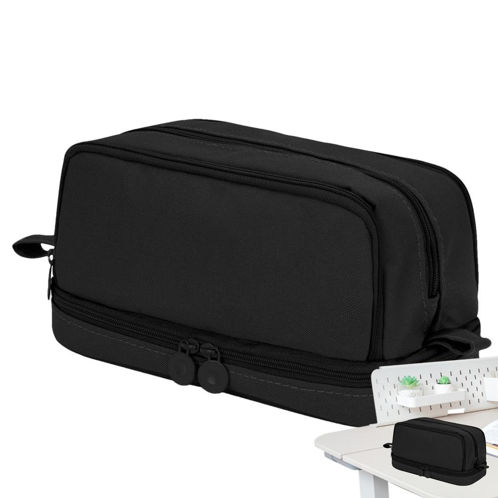 

Портативный пенал большой емкости для карандашей с отделениями эстетичный чехол для ручек канцелярская сумка для хранения