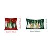Xmas Trees Pattern Cushion Cover Home Textile Cushion Pillowcase  New Year Gifts