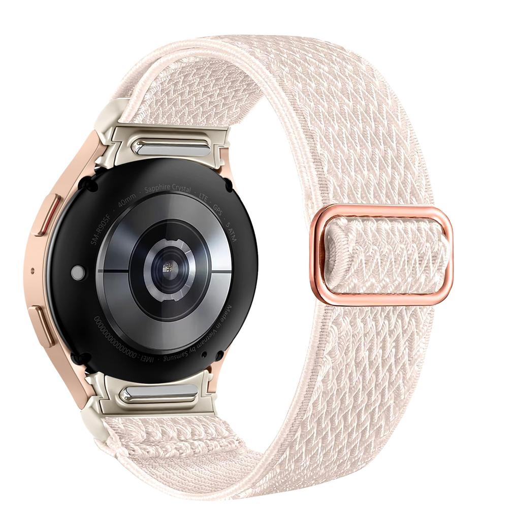 Elastic Nylon Loop Watch Band For Samsung Watch4 5 6 7 Strap Replacement Wristband For Samsung Galaxy Bracelet Correa Accessorie