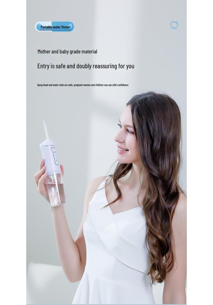 Portable Electric Water Flosser - Powerful Handheld Oral Care Device for Effective Dental Cleaning