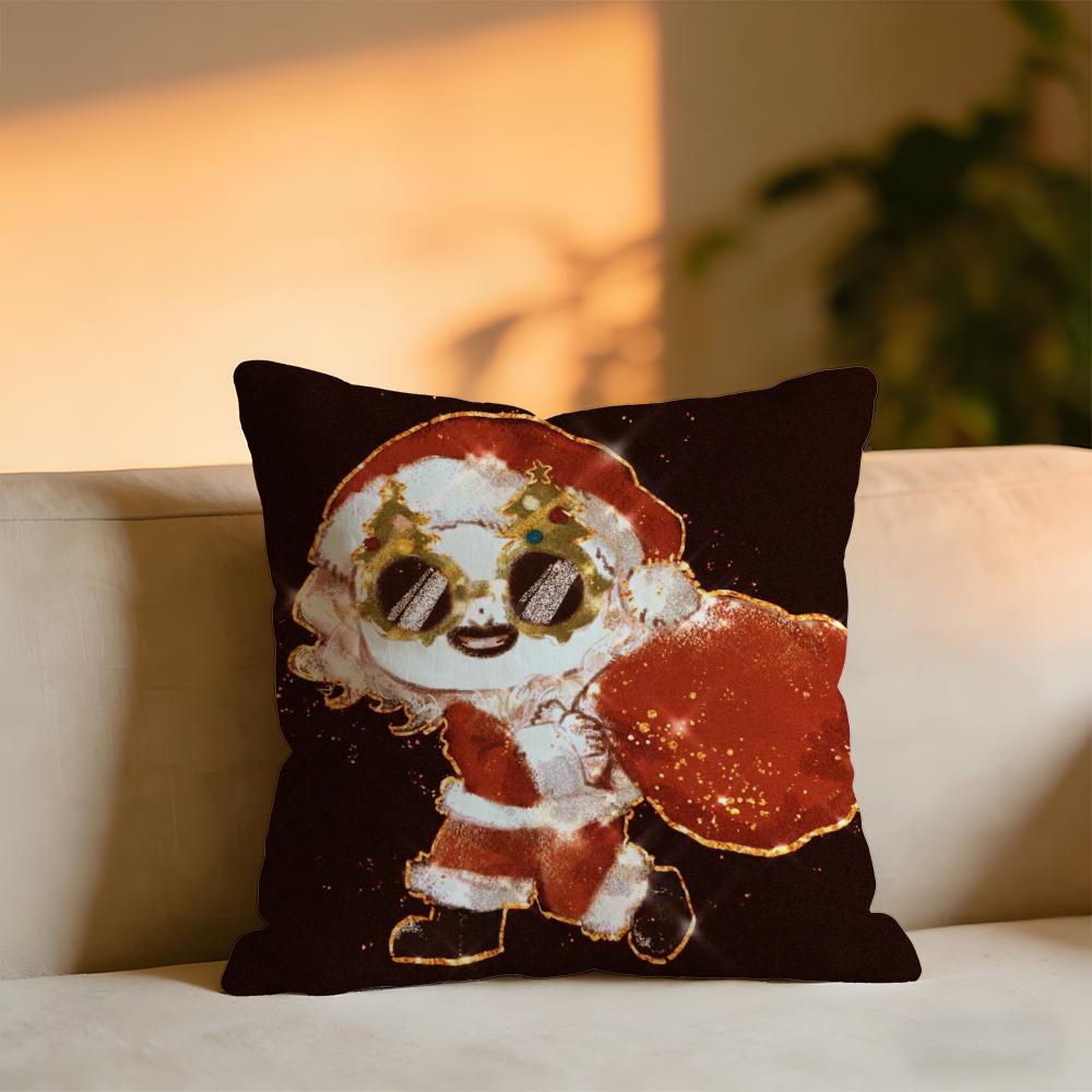 Terrifier Joker Cushion Cover Cozy Velvet Throw PillowSoft Warm Cushion For Sofa  Bed