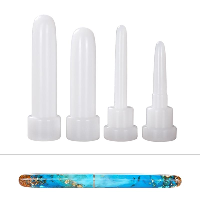 1 Set Ballpoint Epoxy Casting Mold Fountain Pen Epoxy Mold Silicone Pen Molds Resin Mold Pen Style Pen Casting Mold