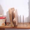Rustproof Cutting Board Holder Vertical Cookware Holder Practical Chopping Board Rack  for Home