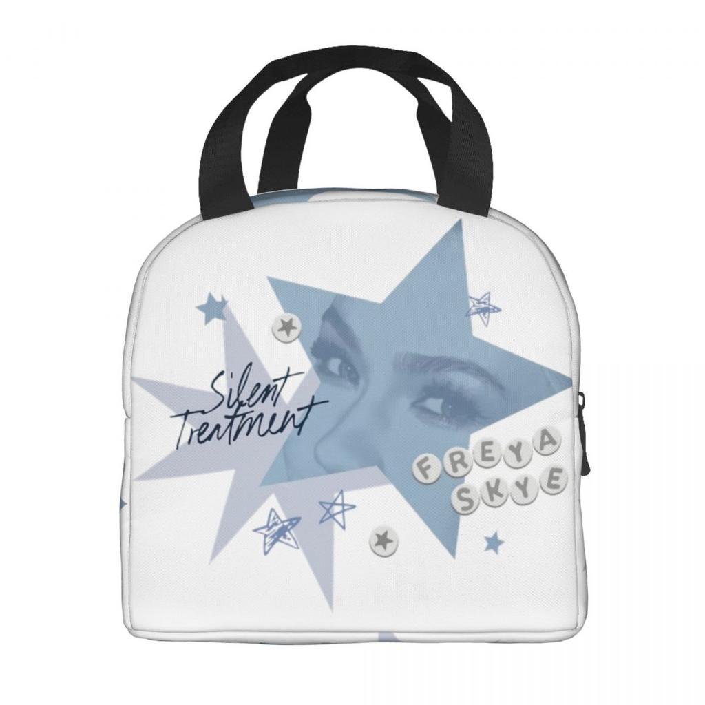 Freya Skye Singer Merch Insulated Lunch Bag For Office Food Container Leakproof Cooler Thermal Bento Box