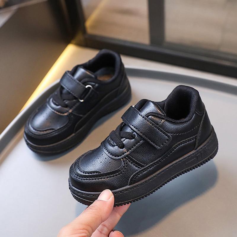 Tenis Sneakers Kinder Frühling/Herbst Neue Jungen Mädchen Sportschuhe Casual Board Schuhe Leder Weiche Sohlen Kinder Kleine Weiße Schuhe