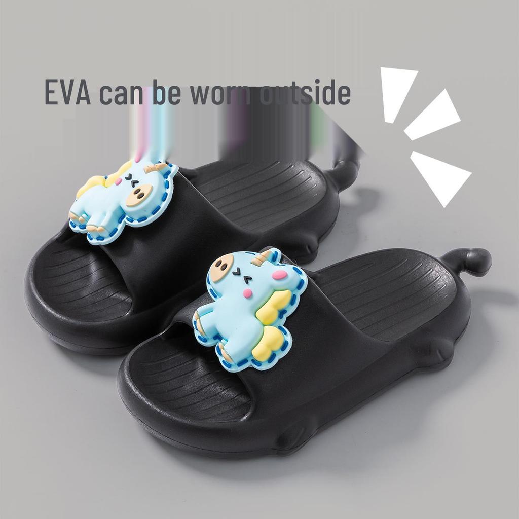 EVA Anti-Odor Non-Slip Children's Cute Big Eyes Slippers Unisex