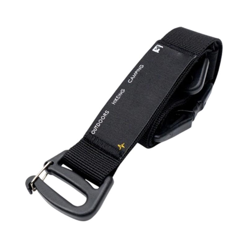 Regulable Webbing Carabiner Hook Backpacks Attachments Clip Triangular Hook for Outdoor Gears Accessories