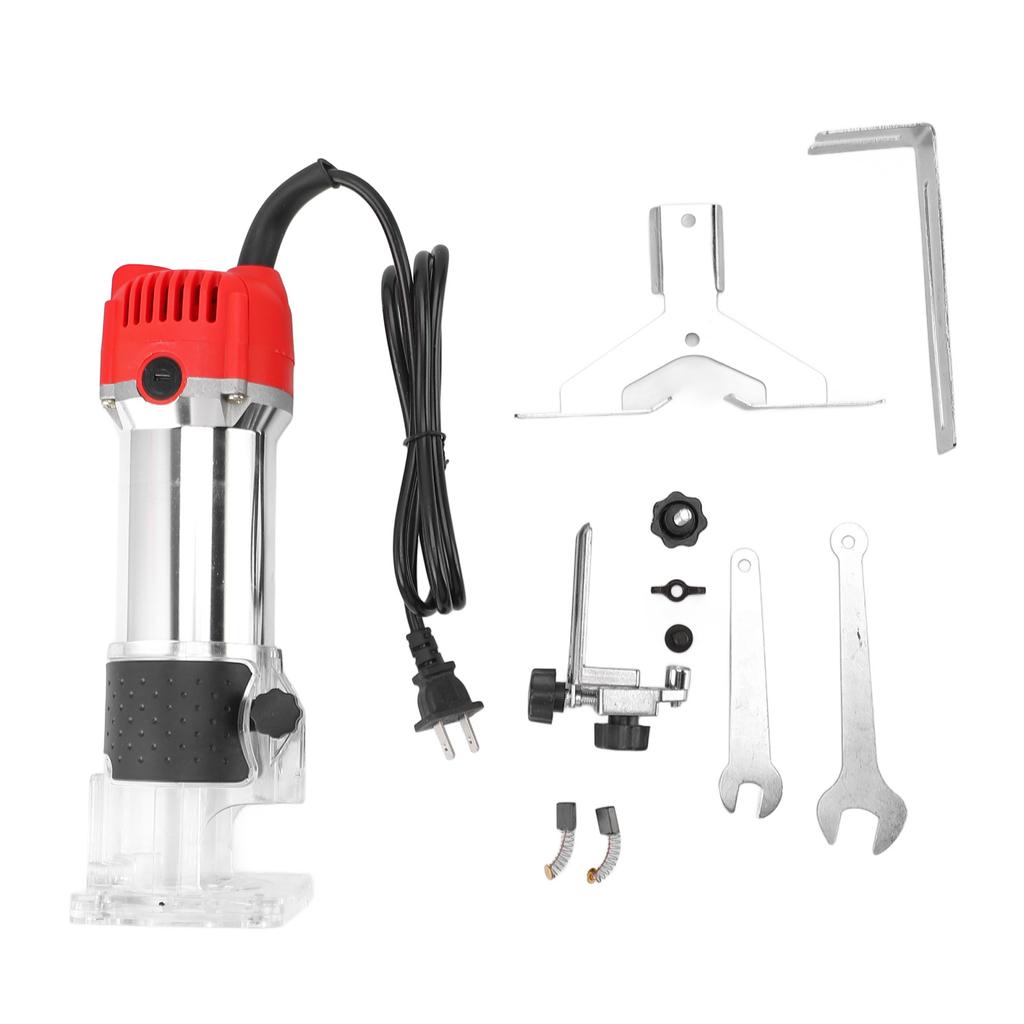 Wood Router 800W 30000RPM ABS Aluminum Compact Electric Wood Trimmer Router Tool for Woodworking