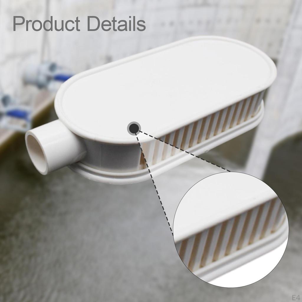 Drain Backflow Preventer PVC Water Drainage Disc Accumulated Plate Floor Collector for