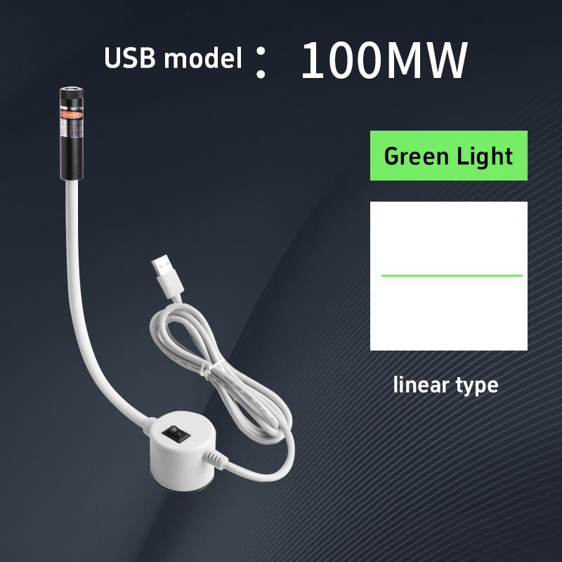 Červené/Zelené Laserové Polohovací Světlo Přenosné Magnetické Polohovací Světlo na Quilting Linka/Kříž/Bod USB Pracovní Světlo Příslušenství k Šicímu Stroji