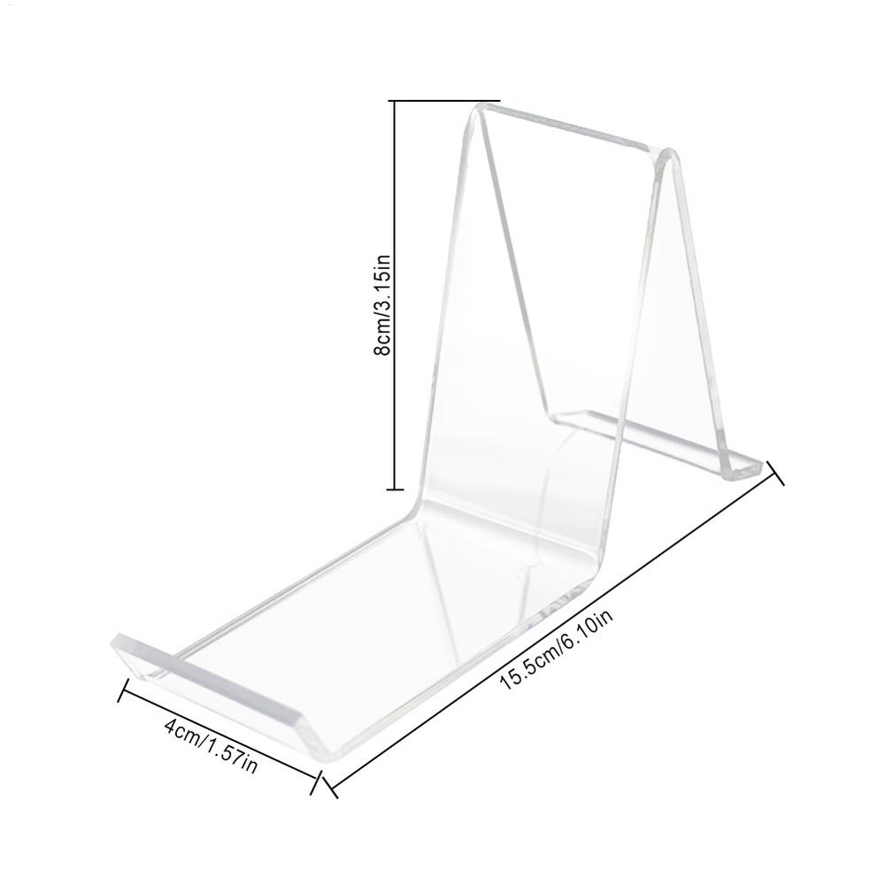 1pc Transparent Acrylic Shop Display Shoes Stands Shopping Mall Sandal Racks Sneaker Holders