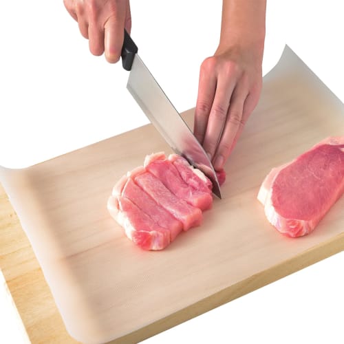 AI-WILL Antibacterial Cutting Board Sheet, 24cm X 4m, Stain-Resistant, Disposable Roll, for Outdoor Camping and BBQs