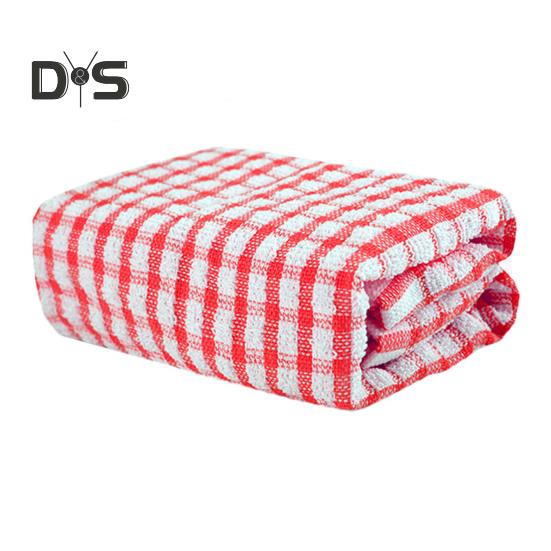 

5 шт. чистящие полотенца, не царапающие, высокоабсорбирующие, хлопковые полотенца для посуды с клетчатым принтом, многоразовые, для дома, ресторана, отеля, тряпка для мытья посуды, для рук и лица, быстросохнущие M красный