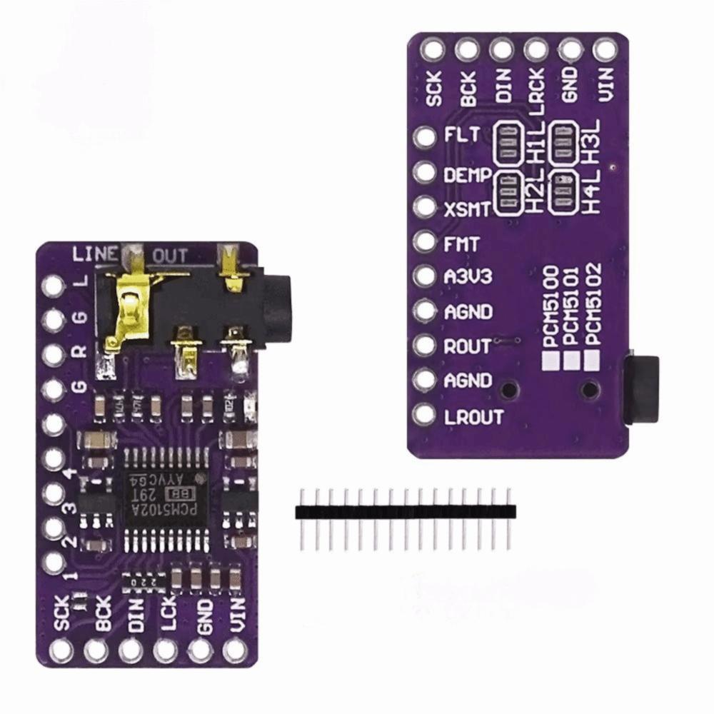 Digital Audio I2S Player Module PCM5102A DAC PCM5102A I2S Module PCM5102 Audio Board  Raspberry Pi