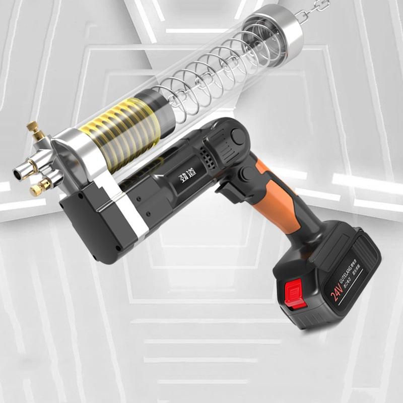 Pistol de unsoare electric Baterie cu litiu Pistol de unsoare portabil, reîncărcabil, de înaltă presiune, 24 V, fără fir