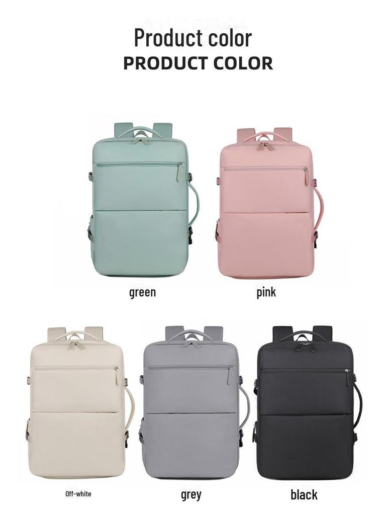 Unisex Cross-Border Casual Expandable Travel Backpack - Multi-Function Business & Commuter Bag