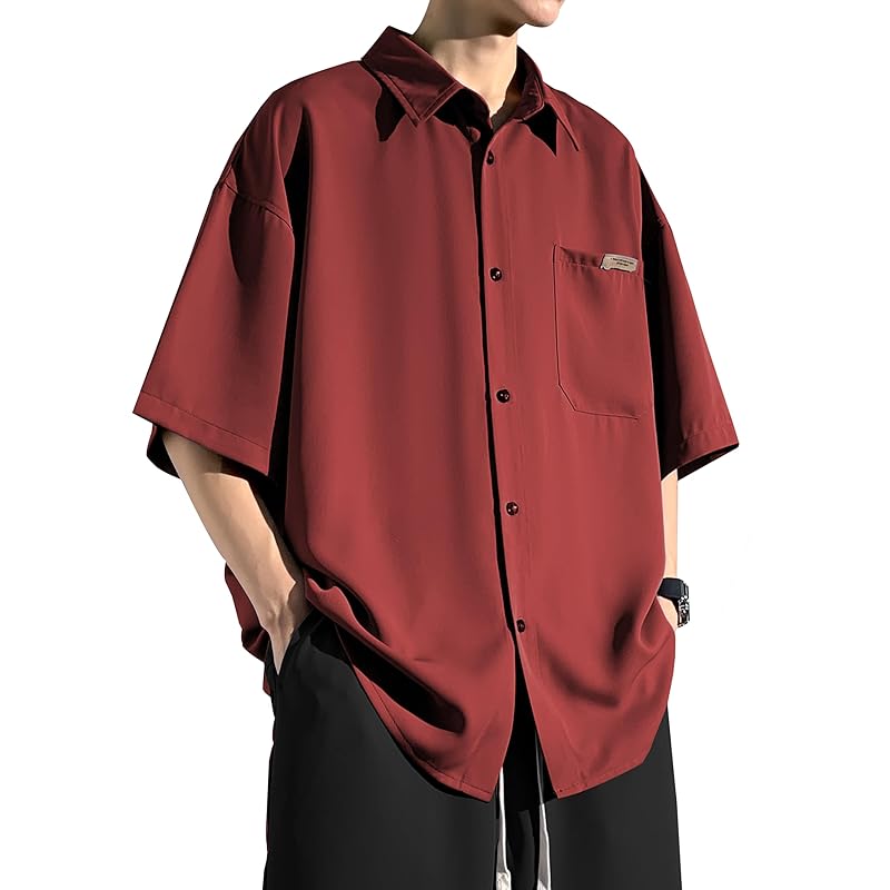 

[Metakey] summer clothes men s short sleeve t-shirt big t Plain color big Big size light soft silhouette Fashionable fashion