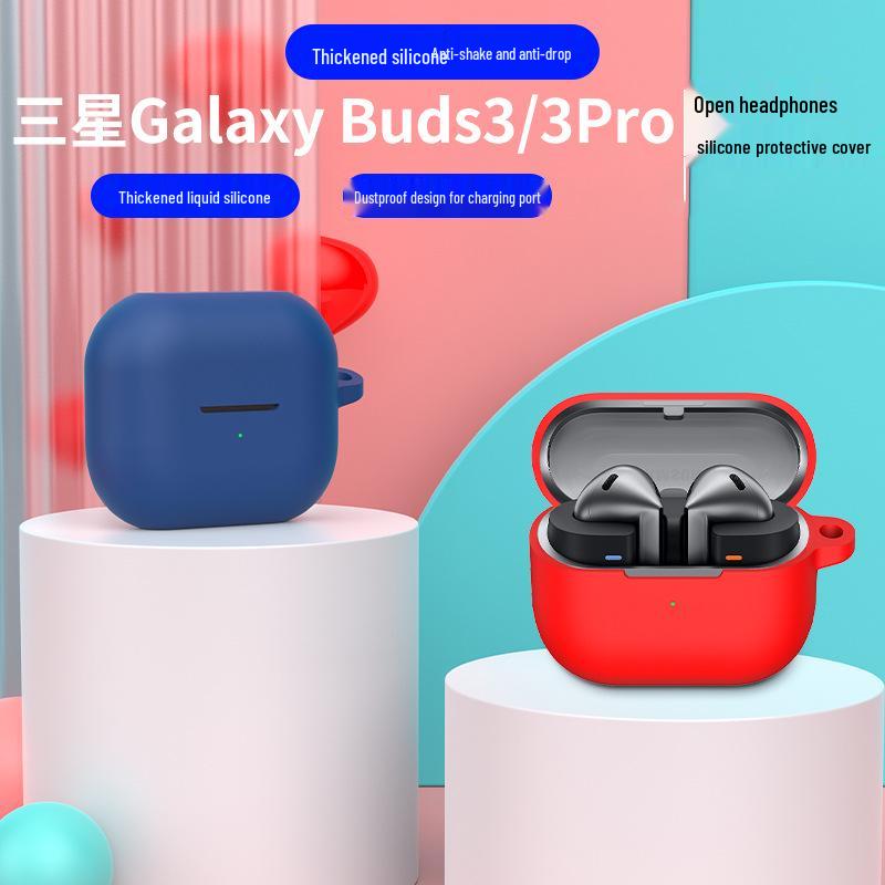 Samsung Buds 3 Pro Silicone Protective Case: Soft, Transparent Earbud Cover for Galaxy Buds 3