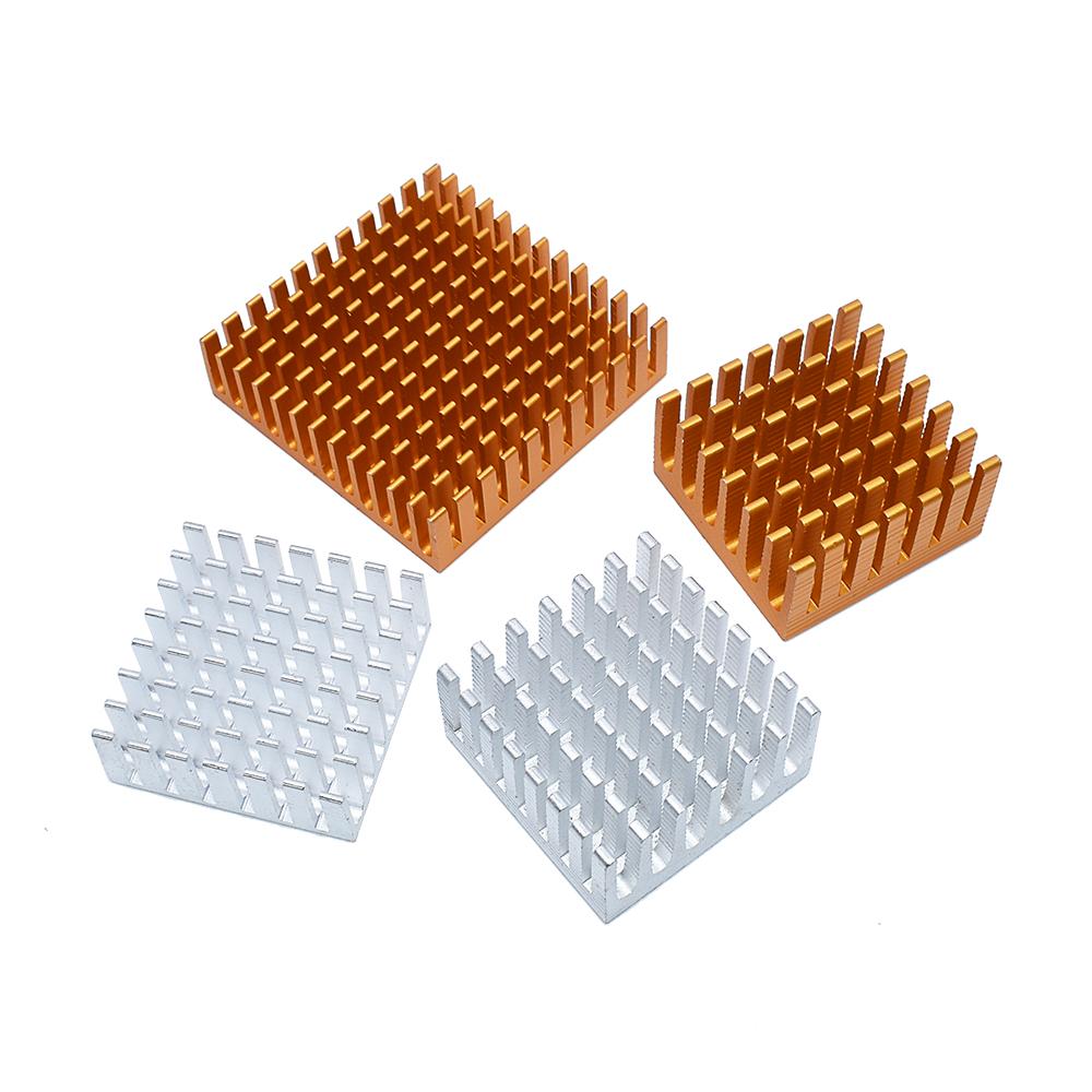 14*14*8mm Golden Black Aluminum Radiator IC Heat Sink Heat Sink 40 X 40 Mm X 11 Mm / 28 X 28 X 6 / 25 Mm