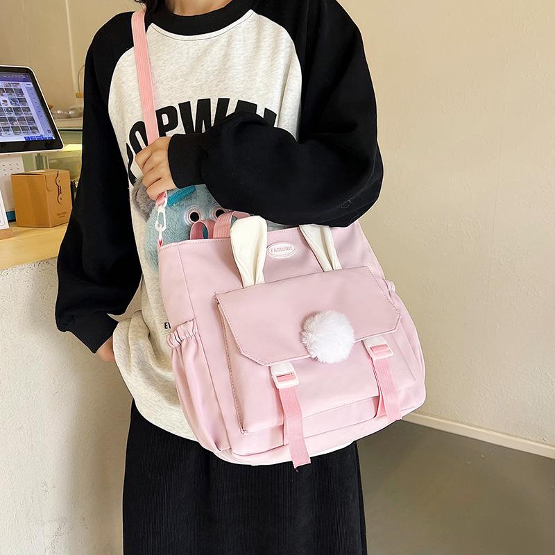 Cute Rabbit Foreign Leisure Bag Handbag 2025 Early Spring New Versatile Ins Shoulder Messenger Bag Make-up Bag