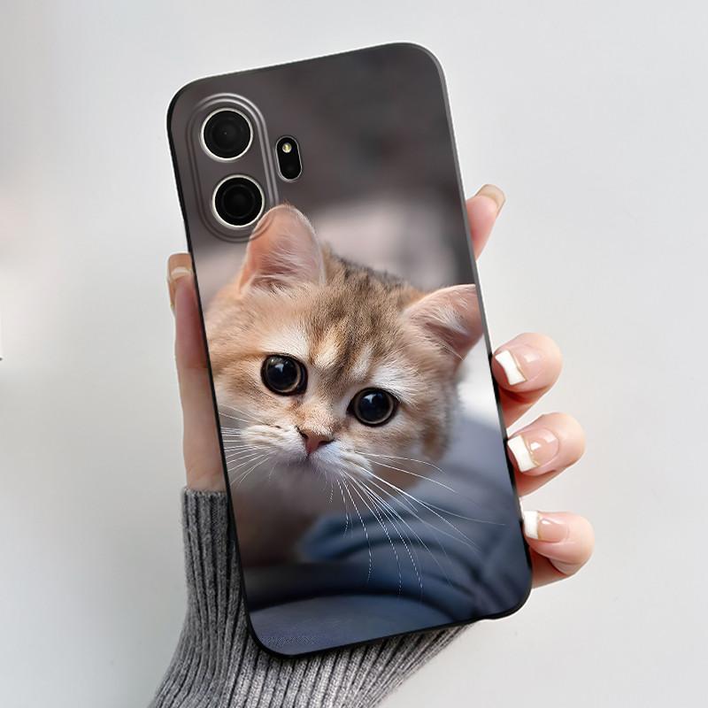 Süße Hülle für TCL K70 5G/TCL K70 SE (T453D) Hülle Case Druck Schale Schutzhülle Weiches Silikon Cartoon Handyhülle Coque
