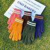 Driving Gloves Female Gloves  Gloves Knitted Cashmere Gloves Winter Wool Mittens