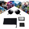 Joopin Retro Small Round Sunglasses Hippie Circle Sun Glasses Polarized UV400 Protection Metal Shades for Men Women