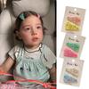 2pcs/set Cute Jelly Color Korean Fashion Kids Girl Hair Clip Triangle Candy Sweet Barrttes for Children BB's Clip Headwear