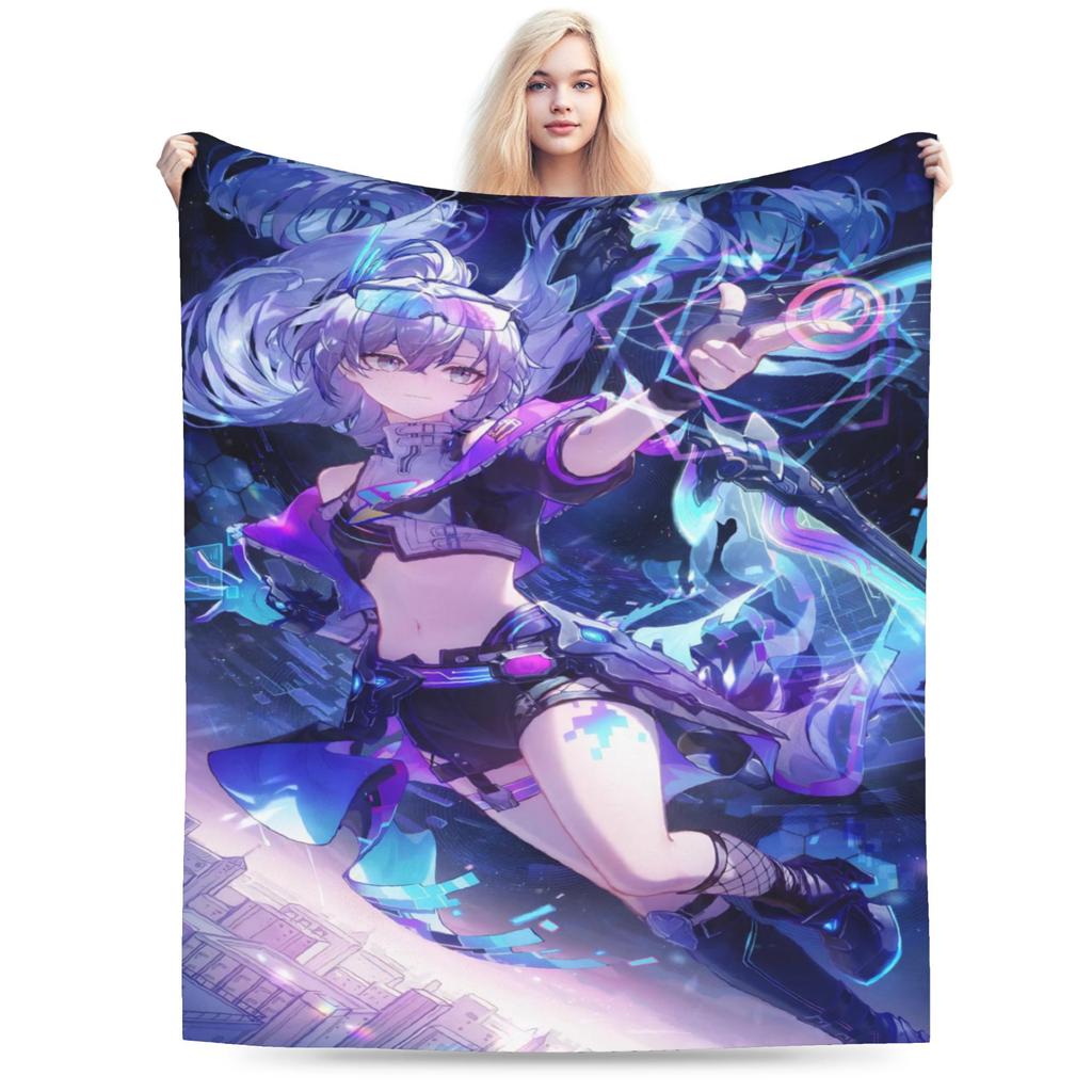 Honkai Star Rail Blankets Super Soft Coral Fleece Plush Comfort Gifts Throw Blankets Bedspreads