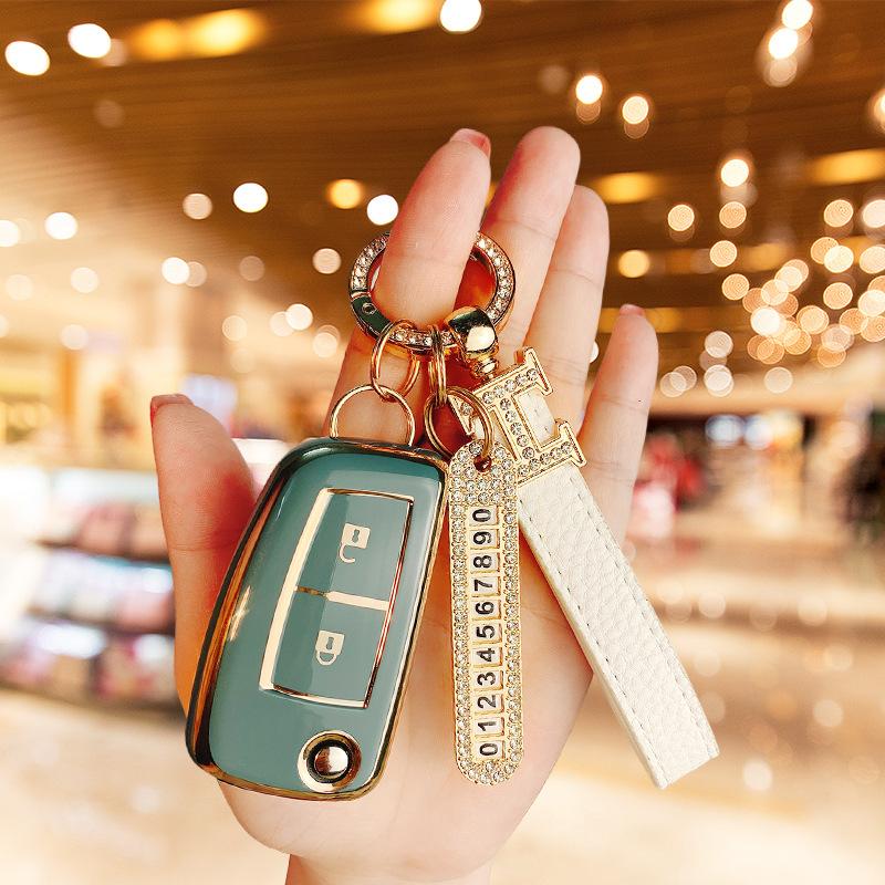 Aplicabil pentru husă cheie Dongfeng Nissan Qashqai pliabilă 2 chei 2017 2019 pentru bărbați 17 pentru femei high-end drăguț