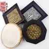 Set of 6 Rattan Coasters: Wooden Heat Insulation Pads, Thai Tea Set Display, Unique Antique Home Ornaments.