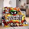 1pc Looney Tunes Flannel Throw Blanket Lightweight Soft Warm All Season Blanket for Sofa, Bed, Travel,L1029027