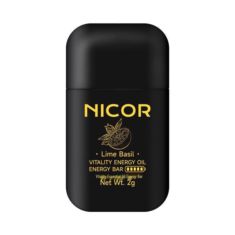 Nicor Vitality Energy Bars: Essential Oil Nasal Cooling for Alertness While Driving.