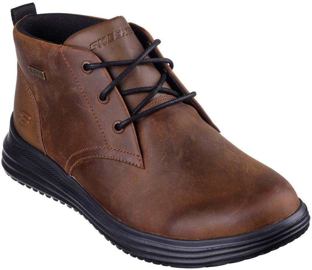 Skechers Proven Conklin Boots Dark Brown