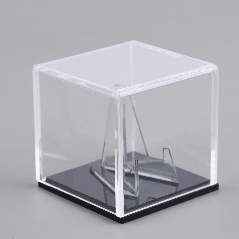 

Acrylic Guitar Pick Display Box With Stand Collectible Rack Storage Case Transparent Pick Jewelry Holder For Guitar Accessories чёрный