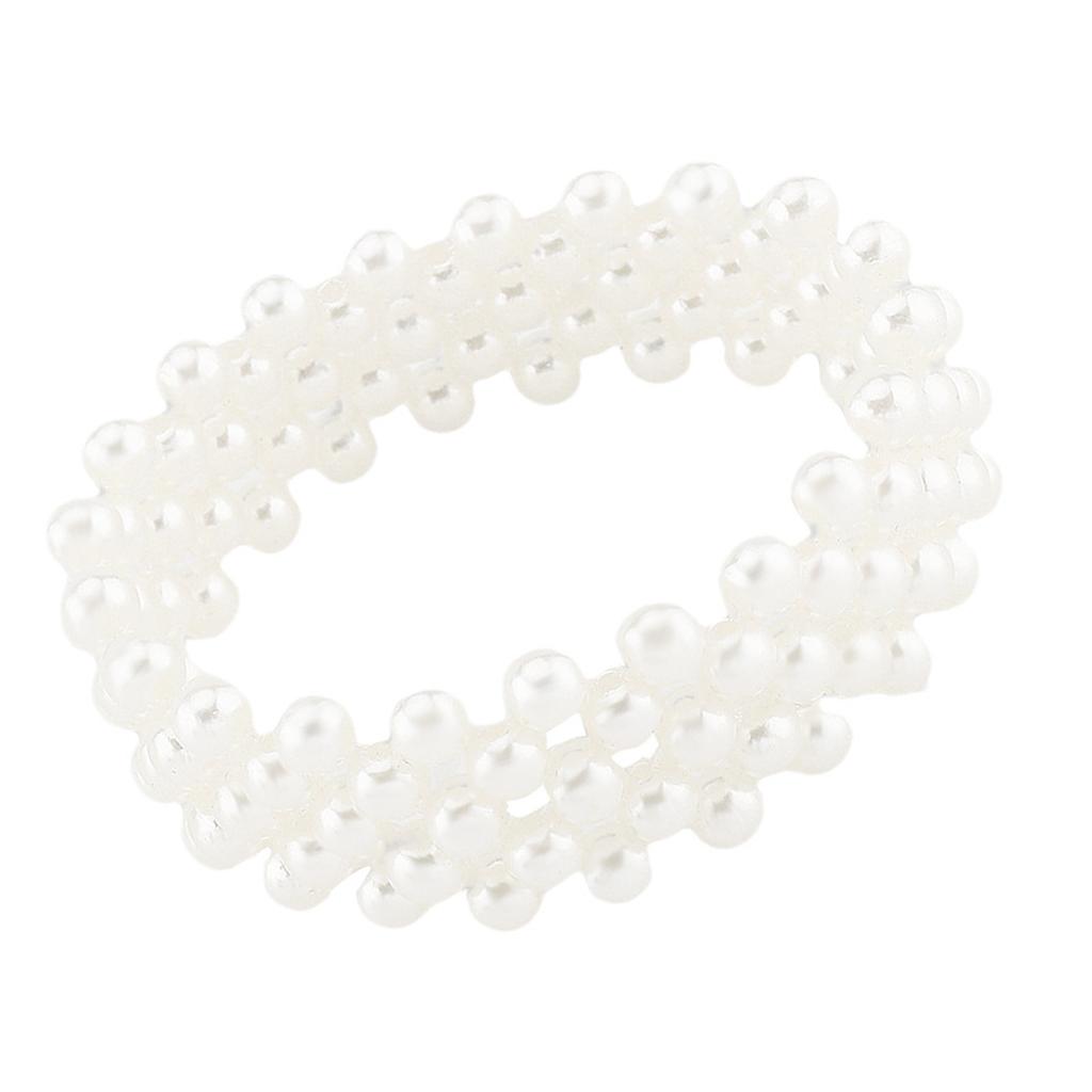 Fashion Forward Artificial Pearls Wristband Fashion Jewelry Wrist Accessories for Casual or Formal Outfits