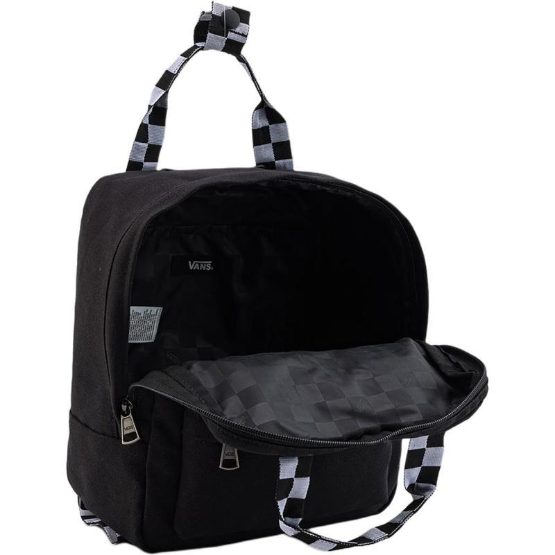 Vans Zip Closure Carry Backpack Unisex Black Vans VN000HDFY28