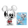 Brand New Authentic Original Charm Bead Components Bead Components Pendant Bead Component Copper Metal The Little Mouse In the Red Pants Charm Bead