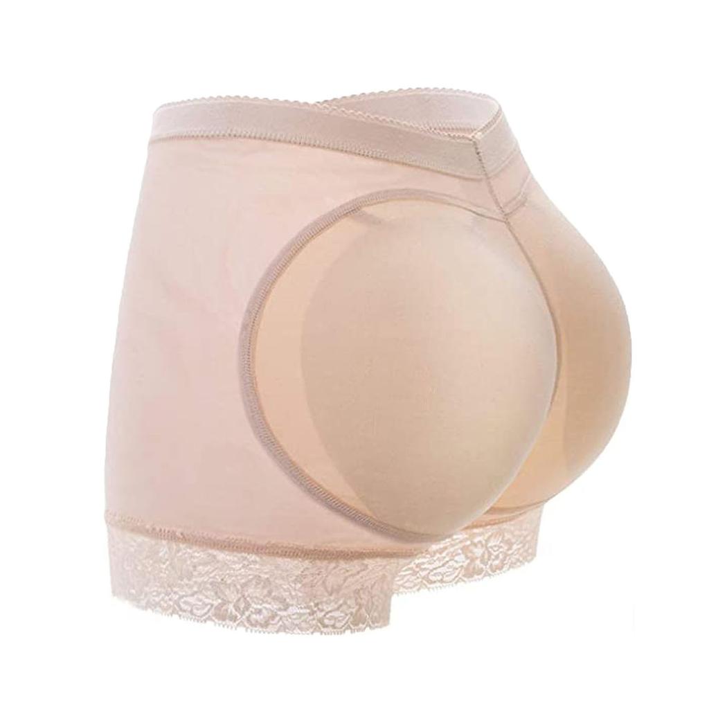 Women's High Waist Shaping Underwear Butt Lifter Panties Seamless Body Shaper Briefs with Lace Trim for Enhanced Silhouette and Comfort