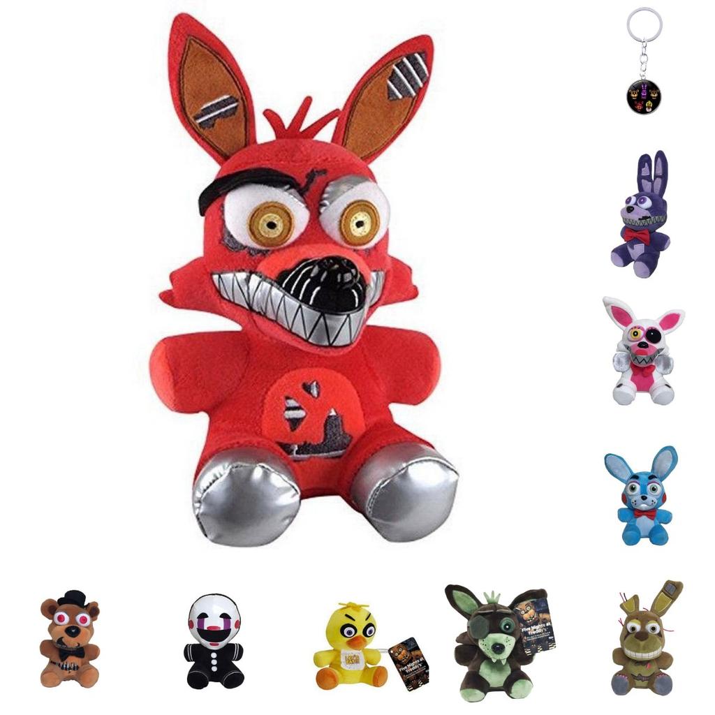 Nights At Five Freddys Chica Bonnie Foxy Plysjdukke Myk Kosedyr Barnegave