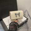 High-value Mini Small Bag Women's Niche Chain Messenger Bag 2025 New Versatile Bow Small Square Bag