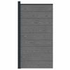 WPC and Aluminum Fence Panel Gray