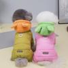 Winter Thickened Fleece Pet Clothes Puppy Dog Cute Hooded Quad Bi Bear Teddy Pomeranian Dog Clothes