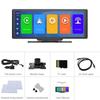 Car Mirror Video Recording Carplay & Android Auto Wireless Connection Gps Navigation Dashboard Dvr Ai Voice