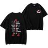 Japanese Anime Itachi Print Tshirt Women Unisex Short Sleeve Hip Hop Streetwear Harajuku T Shirt Loose Anime Tops Y2K Clothes