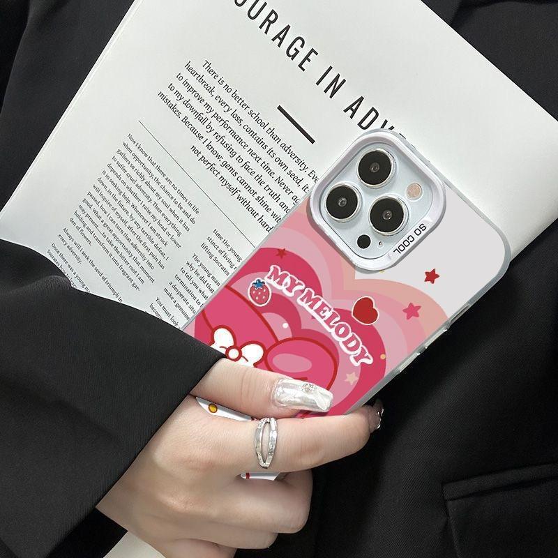 Explosive TEMU/Xiyin/TikTok Sanlio TK cat Hello Kitty for Apple 16 mobile phone case iPhone 15