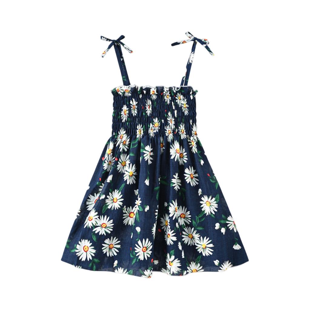 Ärmelloses Blumenkleid für Kinder - Süße Modekleider