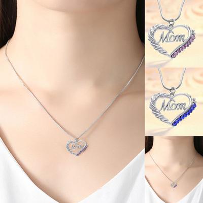 Meaningful Necklace Mom Letter Neck Decoration Wear-resistant